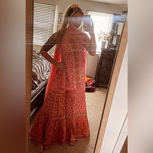 Indian Kurta Sharara Pink